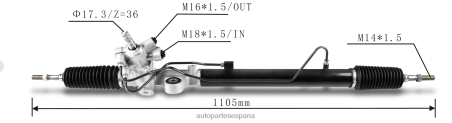 Autopartes España L86LH2525 cremallera de dirección asistida 53601-tb0-p01 53601-ta0-a01 53601-ta0-a02 HONDA