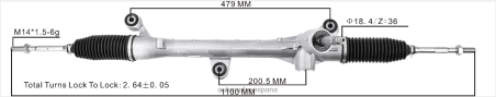Repuestos De Motos Cerca De Mi L86LH2538 Cremallera de dirección asistida 53400-t7s-t01 53400-t7a-a03 HONDA