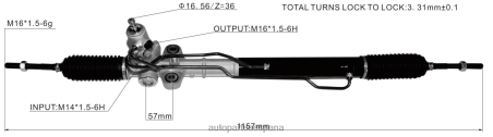 Repuestos De Motos Cerca De Mi L86LH2768 cremallera de dirección asistida 57700-3j000 HYUNDAI/KIA