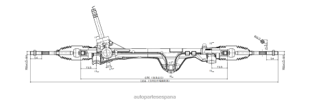 Venta De Autopartes Al Por Mayor L86LH2746 cremallera de dirección asistida 56500-l400a HYUNDAI/KIA