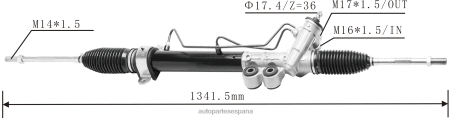 Repuestos De Motos En España L86LH2609 cremallera de dirección asistida 8-98231299-0 ISUZU
