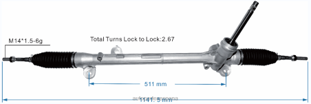 Repuestos De Motos En España L86LH2629 cremallera de dirección asistida gw6t-32-110 MAZDA