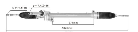 Repuestos De Motos L86LH2637 cremallera de dirección asistida da6a-32-110a MAZDA