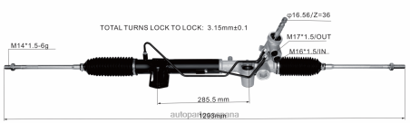 Repuestos De Motos En España L86LH2559 cremallera de dirección asistida 4410a259 MITSUBISHI