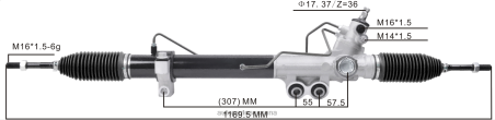 Repuestos De Motos L86LH2567 cremallera de dirección asistida 49001-4kh0a 49001-4kh1a 49001-4kd0a 49001-4kd1a NISSAN