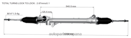 Autopartes El Canelo L86LH2834 cremallera de dirección asistida 10671656 ROEWE
