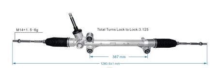 Autopartes El Canelo L86LH2624 cremallera de dirección asistida 48500-52s00 SUZUKI