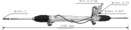 Autopartes España L86LH2615 cremallera de dirección asistida 48580-65j51 SUZUKI