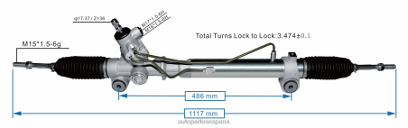 Autopartes España L86LH2455 cremallera de dirección asistida 44200-28580 44200-28581 44200-28420 44200-28410 TOYOTA