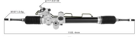 Repuestos De Motos En España L86LH2509 cremallera de dirección asistida 44250-25030 TOYOTA