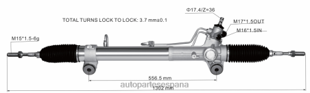 Repuestos De Motos L86LH2447 cremallera de dirección asistida 44250-26600 TOYOTA