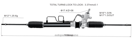 Venta De Autopartes Al Por Mayor L86LH2516 cremallera de dirección asistida 44250-10160 44250-0a010 44250-0a011 44250-0a012 44250-0a020 TOYOTA