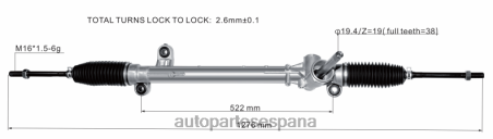 Autopartes El Canelo L86LH2664 cremallera de dirección asistida jx6c-3a500-ad FORD