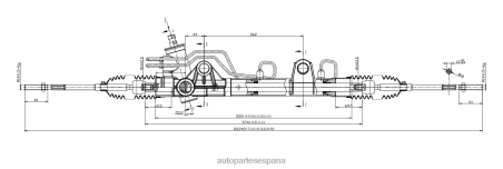 Autopartes Magallanes L86LH2663 cremallera de dirección asistida 96fb-3200-ah FORD