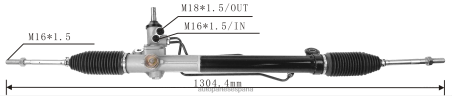 Repuestos De Motos En España L86LH2679 cremallera de dirección asistida 031-001-aa12 FORD