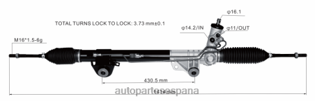 Repuestos De Motos L86LH2667 cremallera de dirección asistida bl1z3504-a FORD